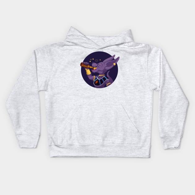 Beerus Beer Kids Hoodie by JFells